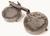 The shade drums have hammered steel resonant top and bottom.